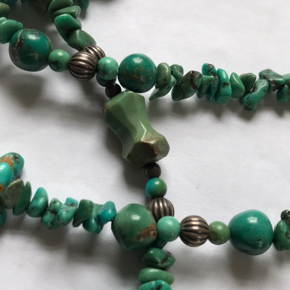 RELIOS BY CAROLYN POLLACK Turquoise sterling 18” - Picture 5 of 7